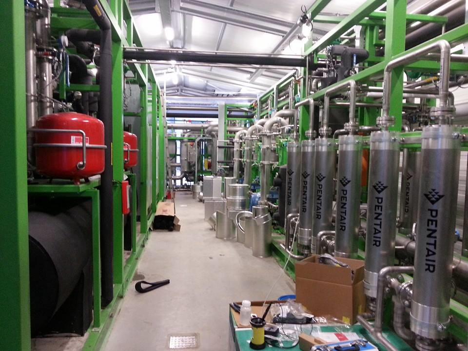 Storing aan Biogas Upgrading Installatie